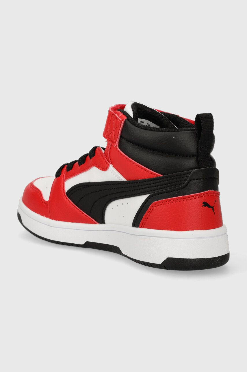 Puma sneakers pentru copii Rebound V6 Mid AC+ PS culoarea rosu - Pled.ro