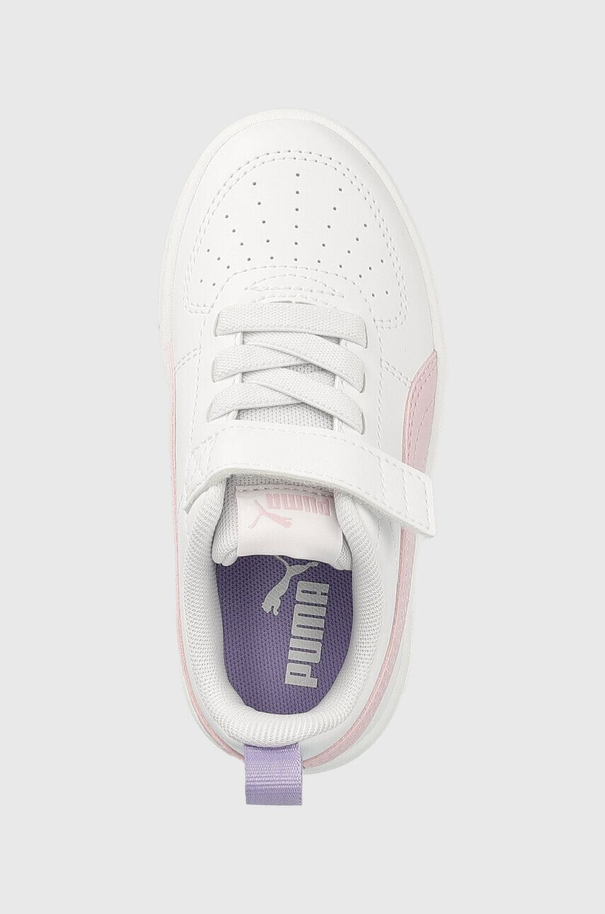 Puma sneakers pentru copii Rickie AC PS culoarea alb - Pled.ro