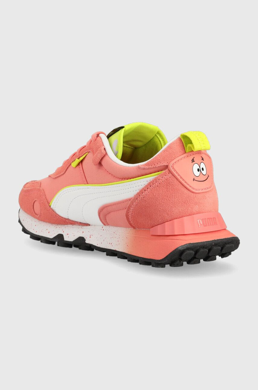 Puma sneakers pentru copii Rider FV Spongebob Jr culoarea roz - Pled.ro