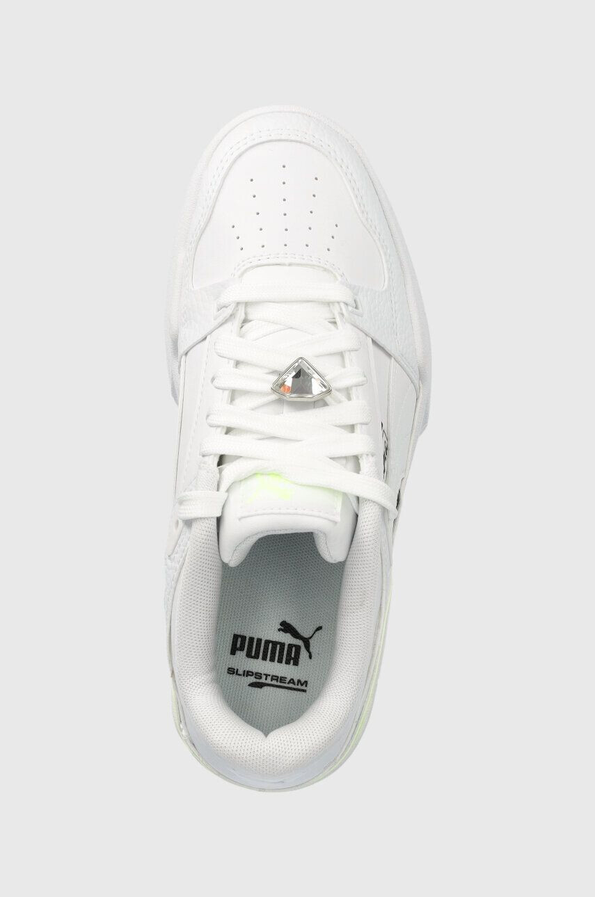 Puma sneakers pentru copii Slipstream RuleB Jr culoarea alb - Pled.ro