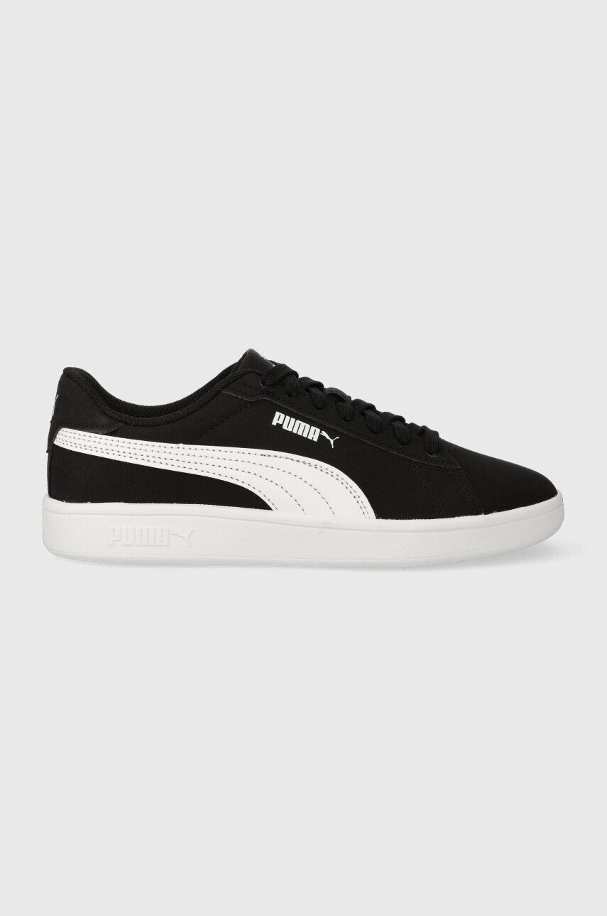 Puma sneakers pentru copii Smash 3.0 Buck Jr culoarea negru - Pled.ro