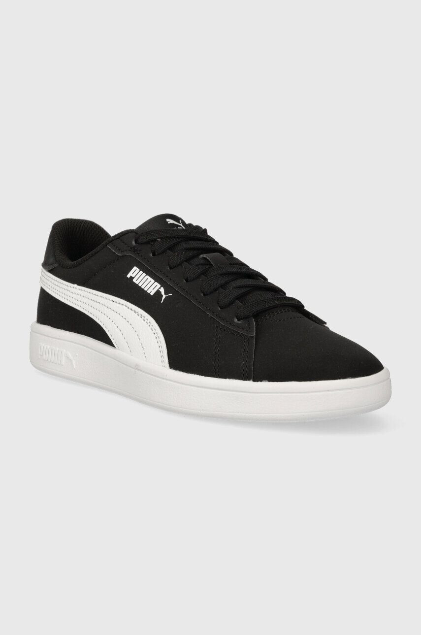 Puma sneakers pentru copii Smash 3.0 Buck Jr culoarea negru - Pled.ro