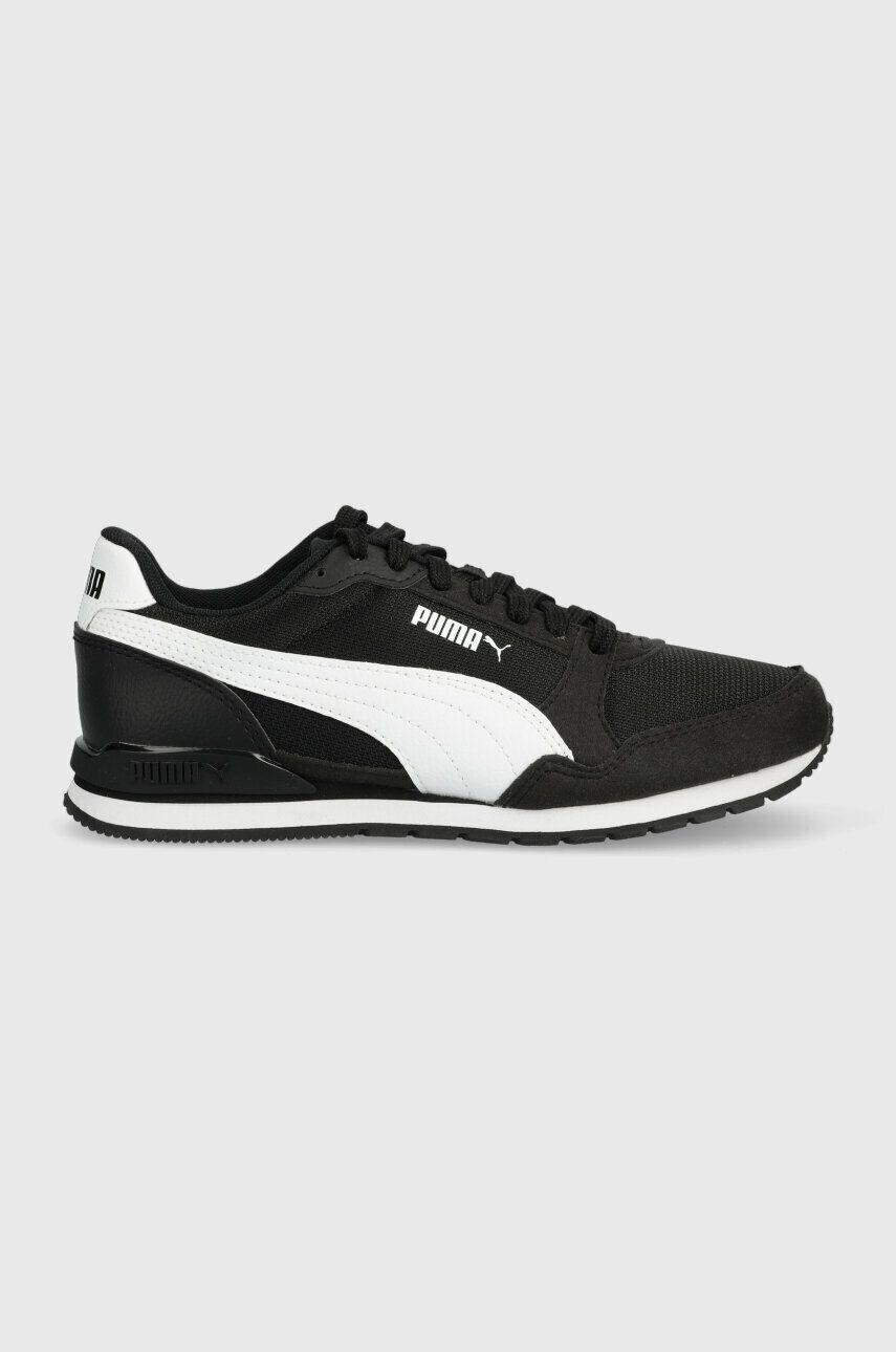 Puma sneakers pentru copii ST Runner v3 Mesh Jr culoarea negru - Pled.ro