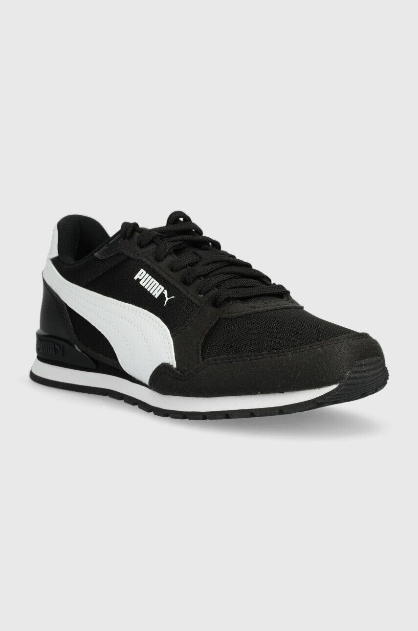 Puma sneakers pentru copii ST Runner v3 Mesh Jr culoarea negru - Pled.ro