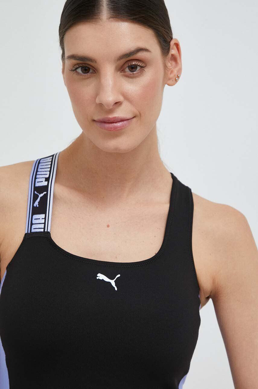 Puma top de antrenament Strong culoarea negru - Pled.ro