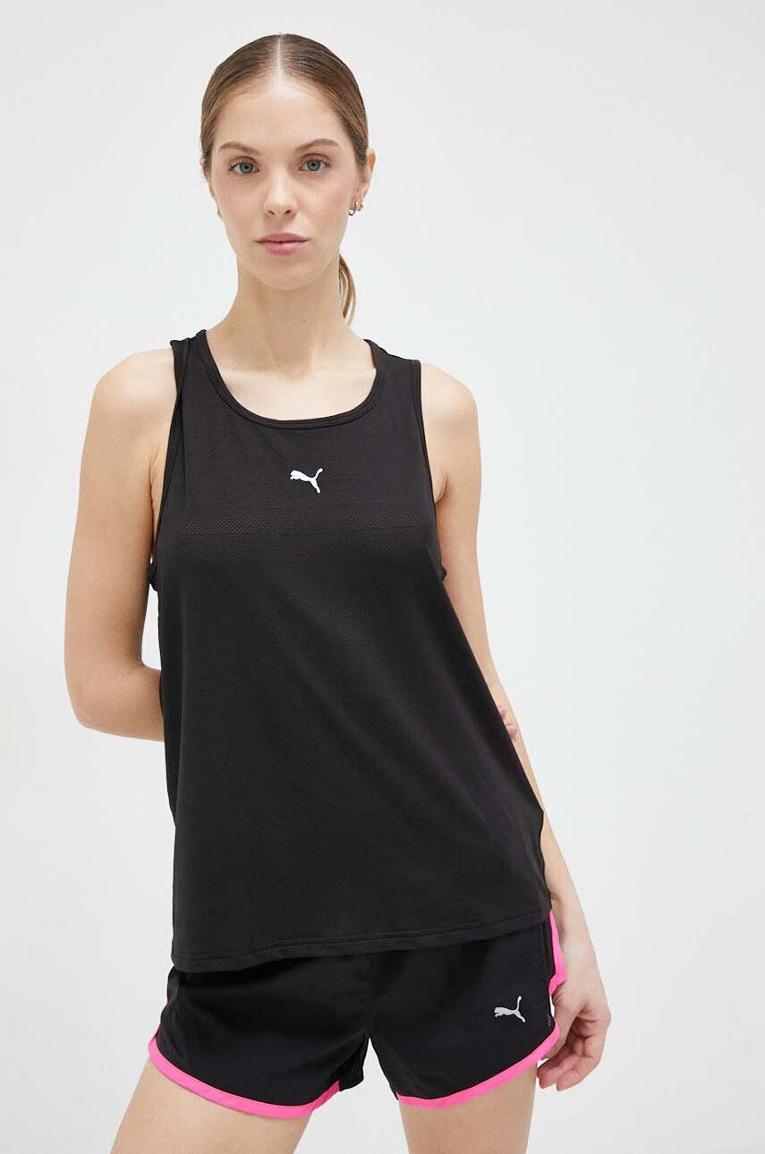 Puma top de antrenament Trail All Day culoarea negru - Pled.ro