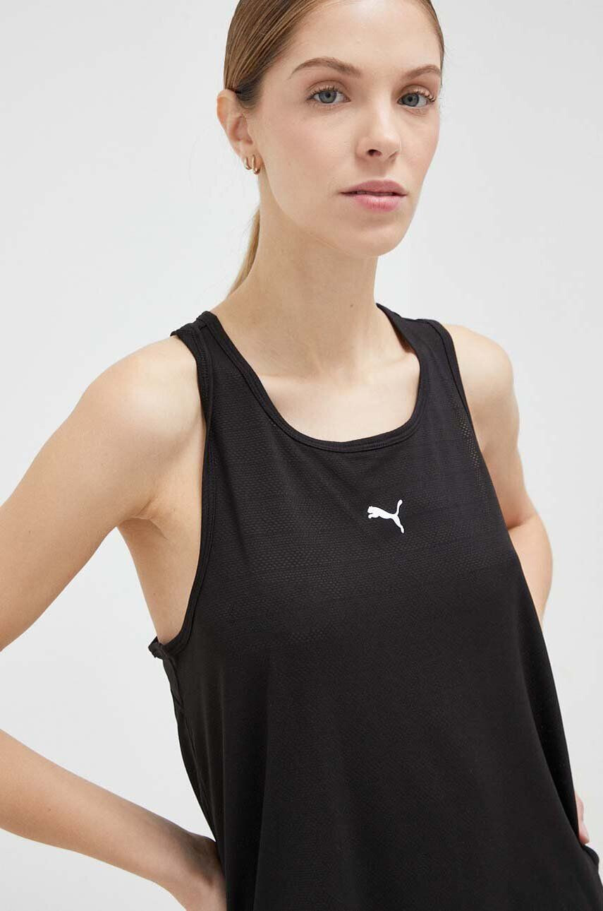 Puma top de antrenament Trail All Day culoarea negru - Pled.ro