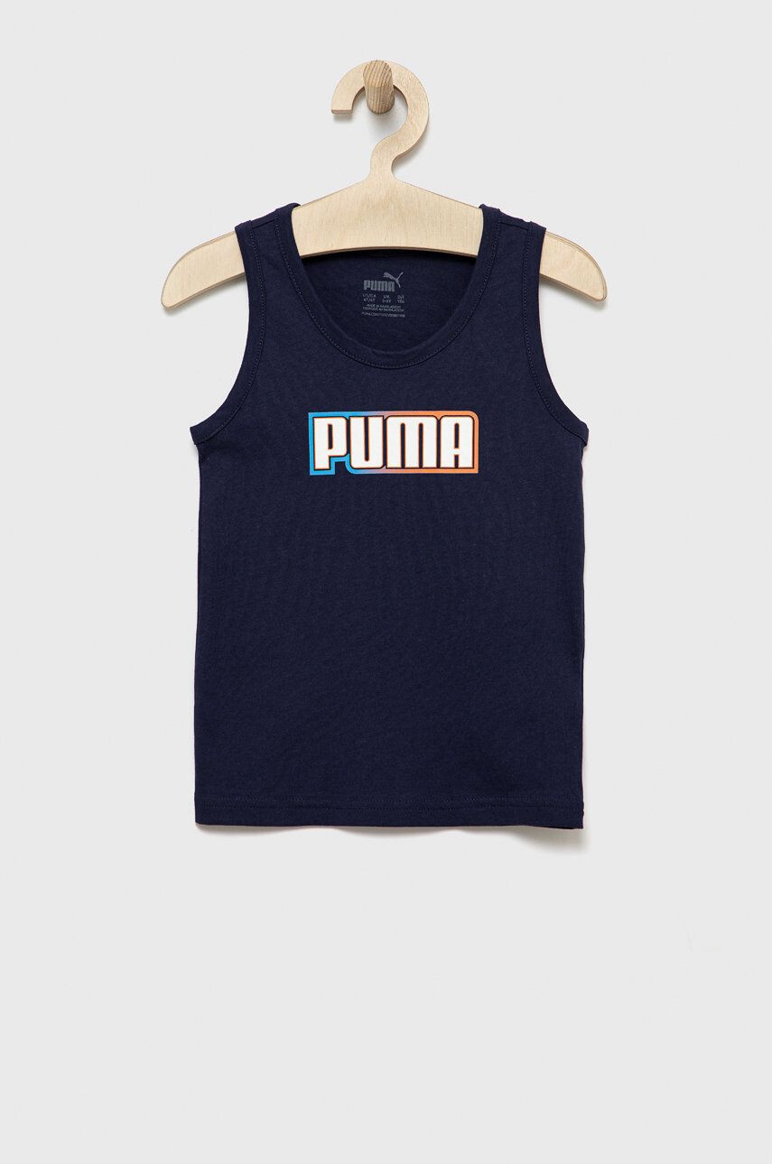 Puma top din bumbac pentru copii 847291 - Pled.ro