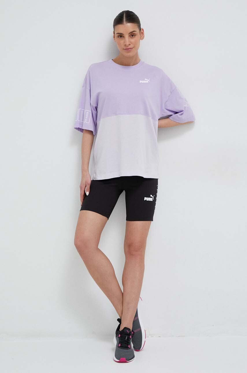 Puma tricou femei culoarea violet - Pled.ro