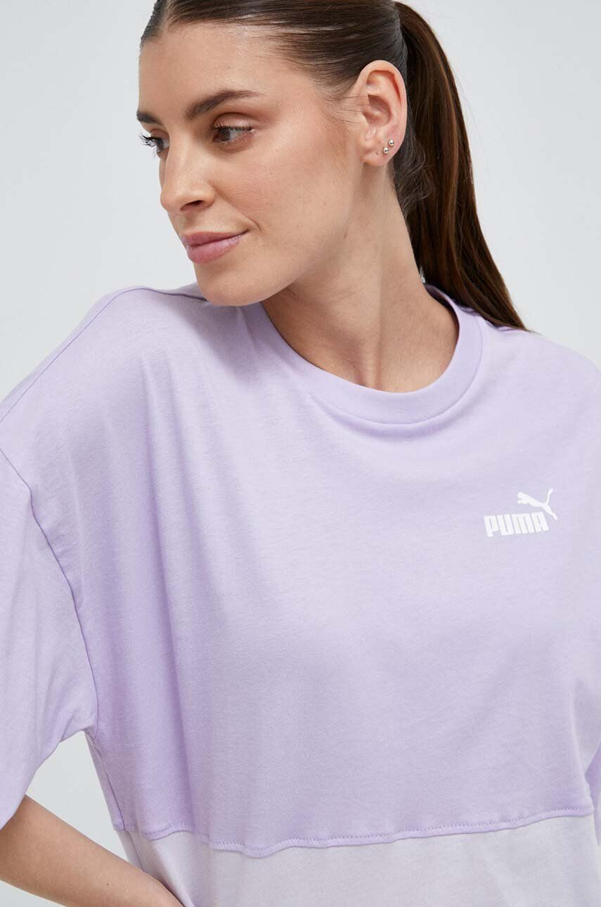 Puma tricou femei culoarea violet - Pled.ro