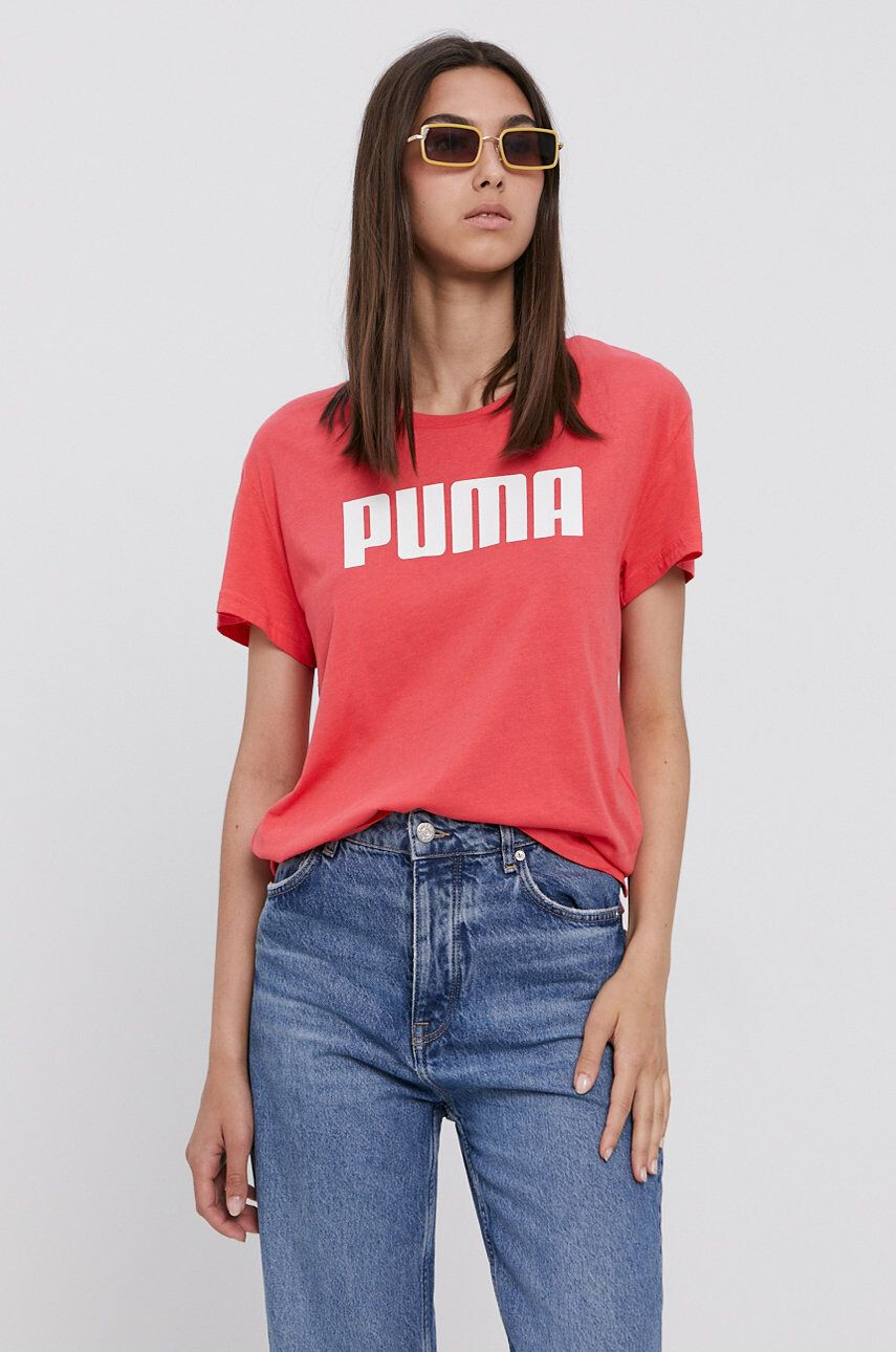 Puma tricou femei culoarea negru - Pled.ro