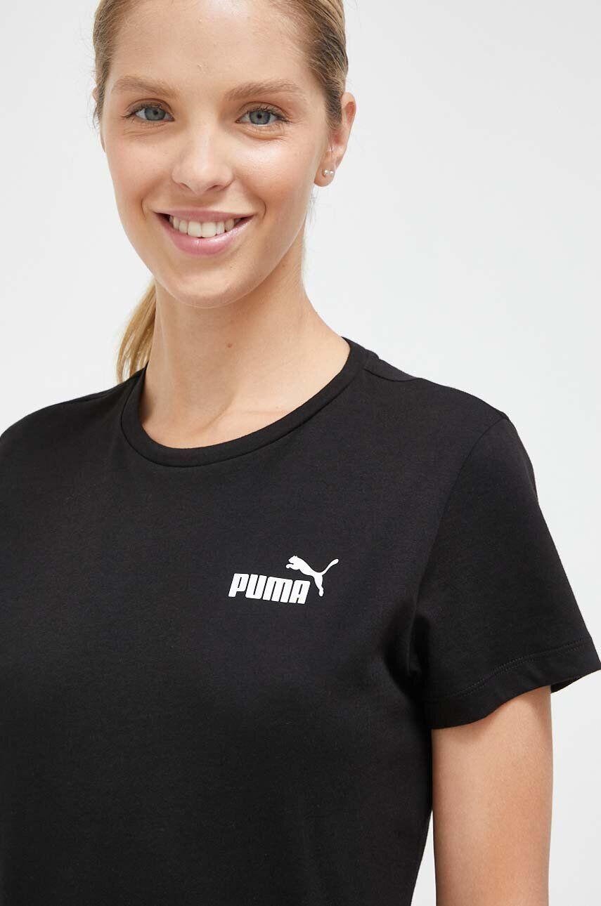 Puma tricou femei culoarea negru - Pled.ro