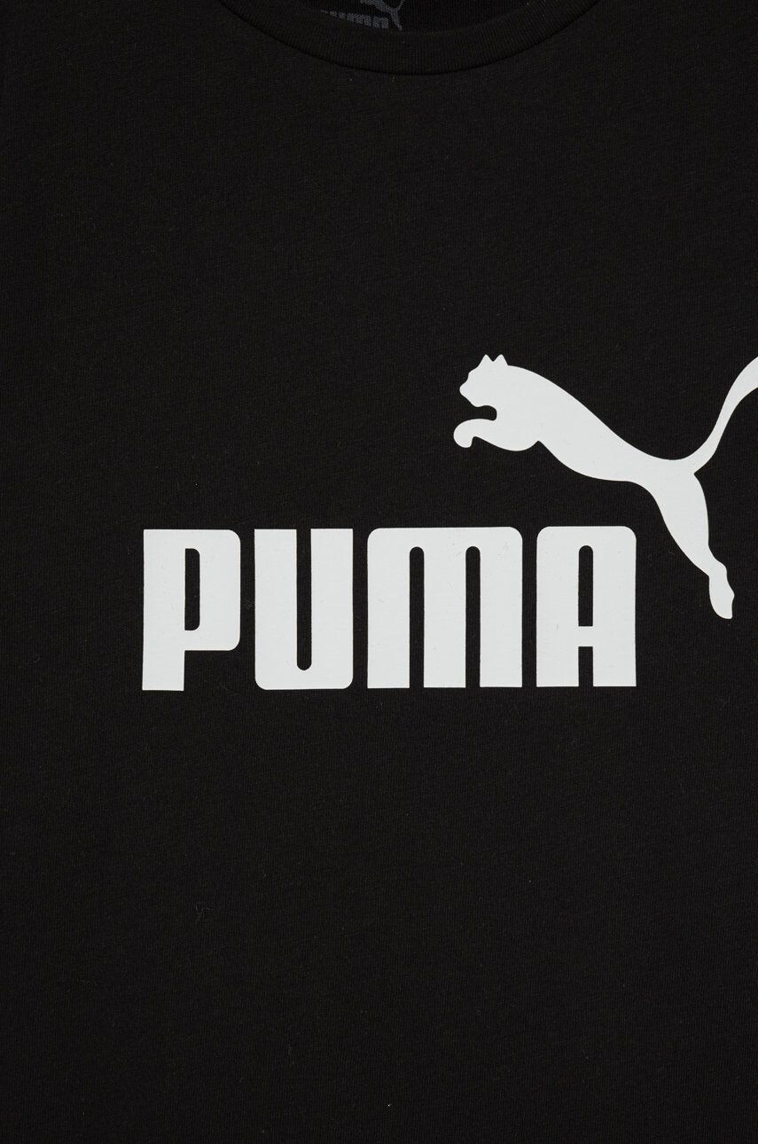 Puma Tricou de bumbac pentru copii 587029 culoarea negru - Pled.ro