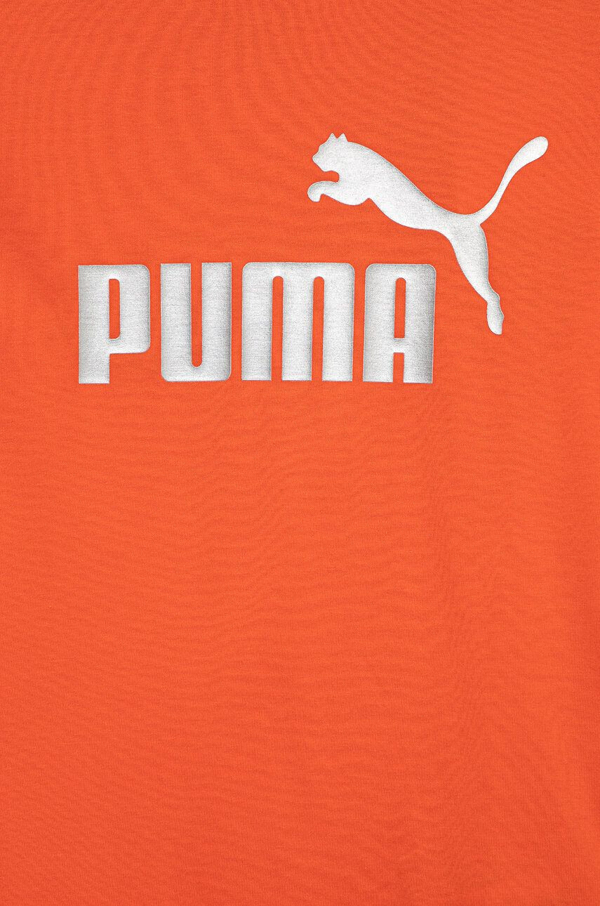 Puma tricou de bumbac pentru copii culoarea albastru marin cu imprimeu - Pled.ro