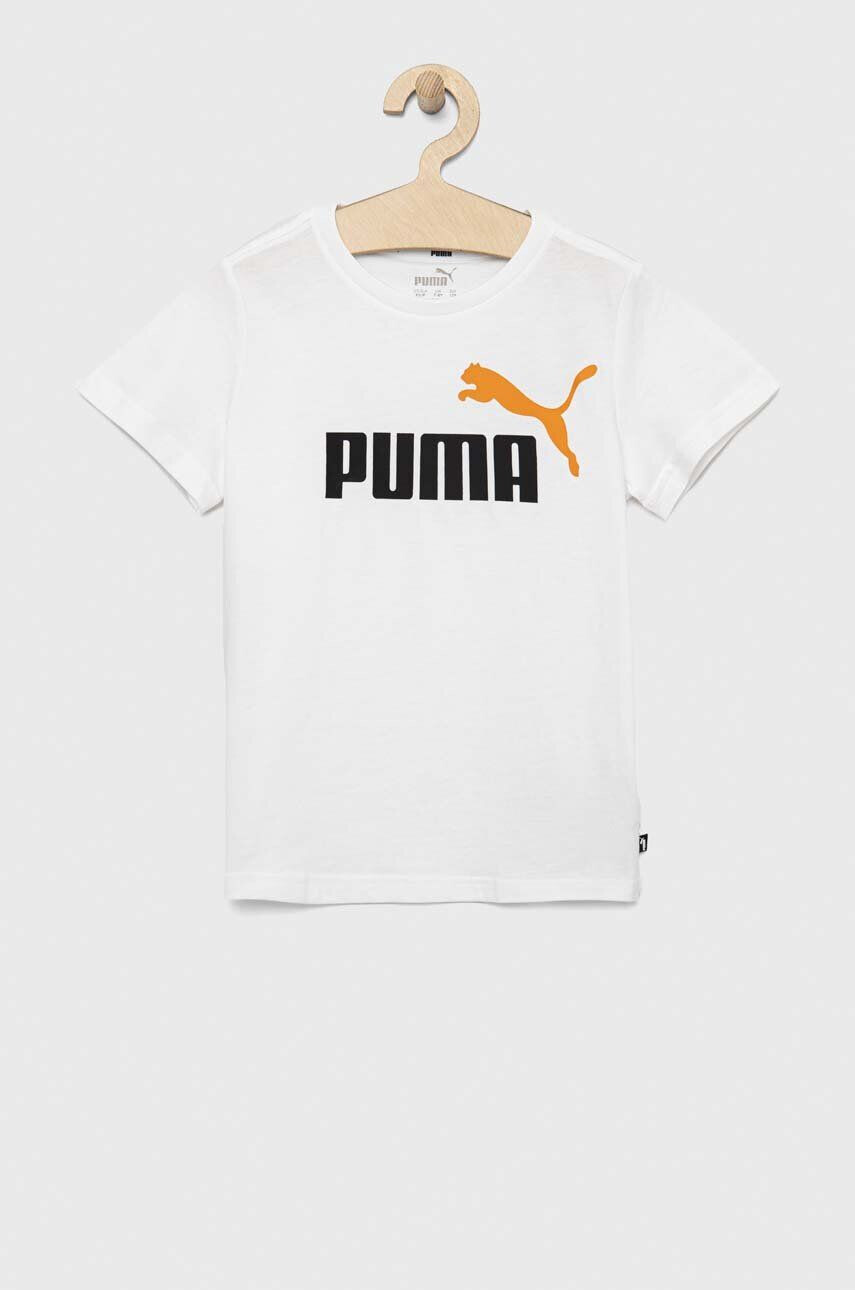 Puma tricou de bumbac pentru copii ESS+ 2 Col Logo Tee B - Pled.ro