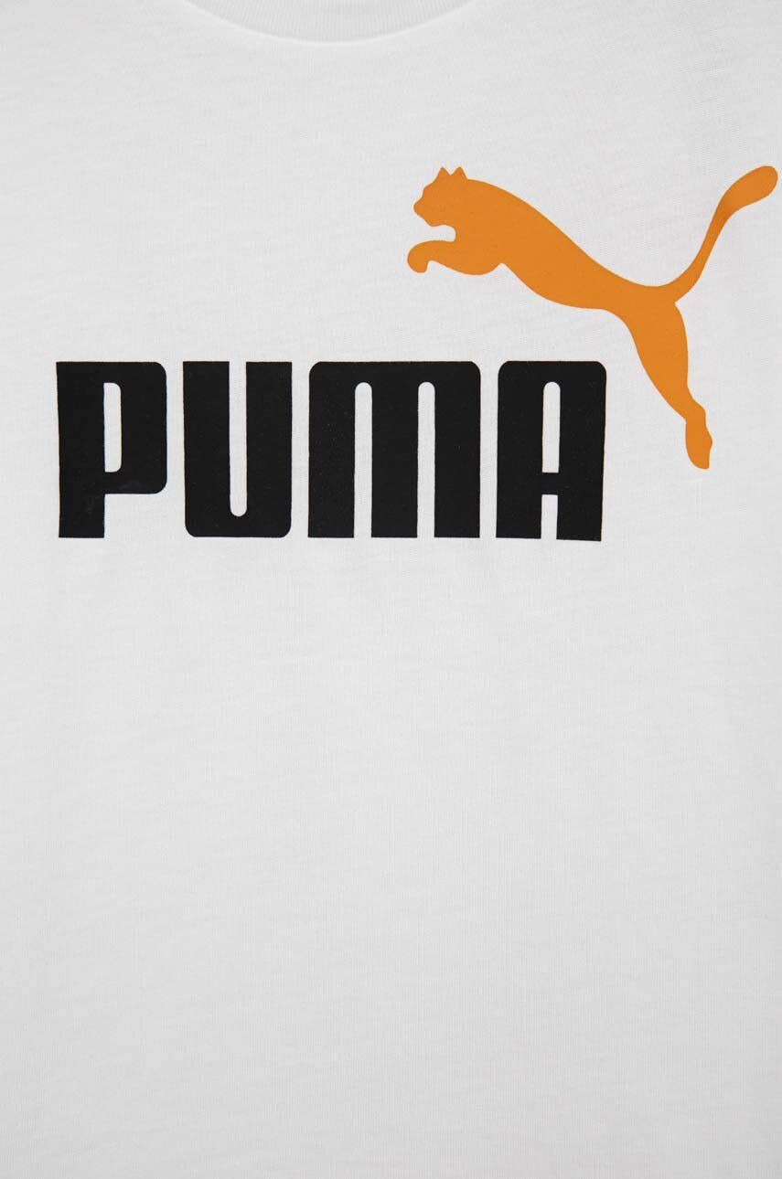 Puma tricou de bumbac pentru copii ESS+ 2 Col Logo Tee B - Pled.ro