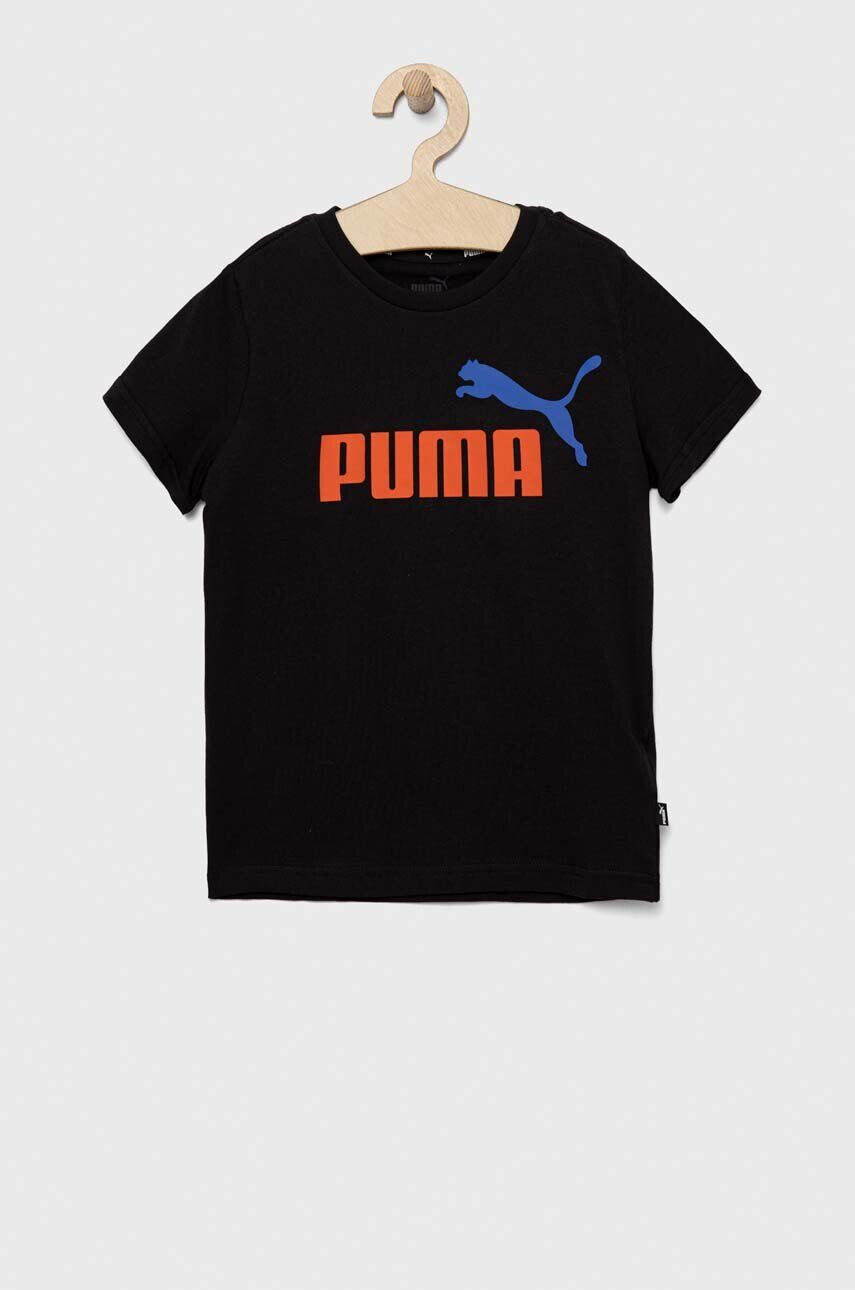 Puma tricou de bumbac pentru copii ESS+ 2 Col Logo Tee B - Pled.ro