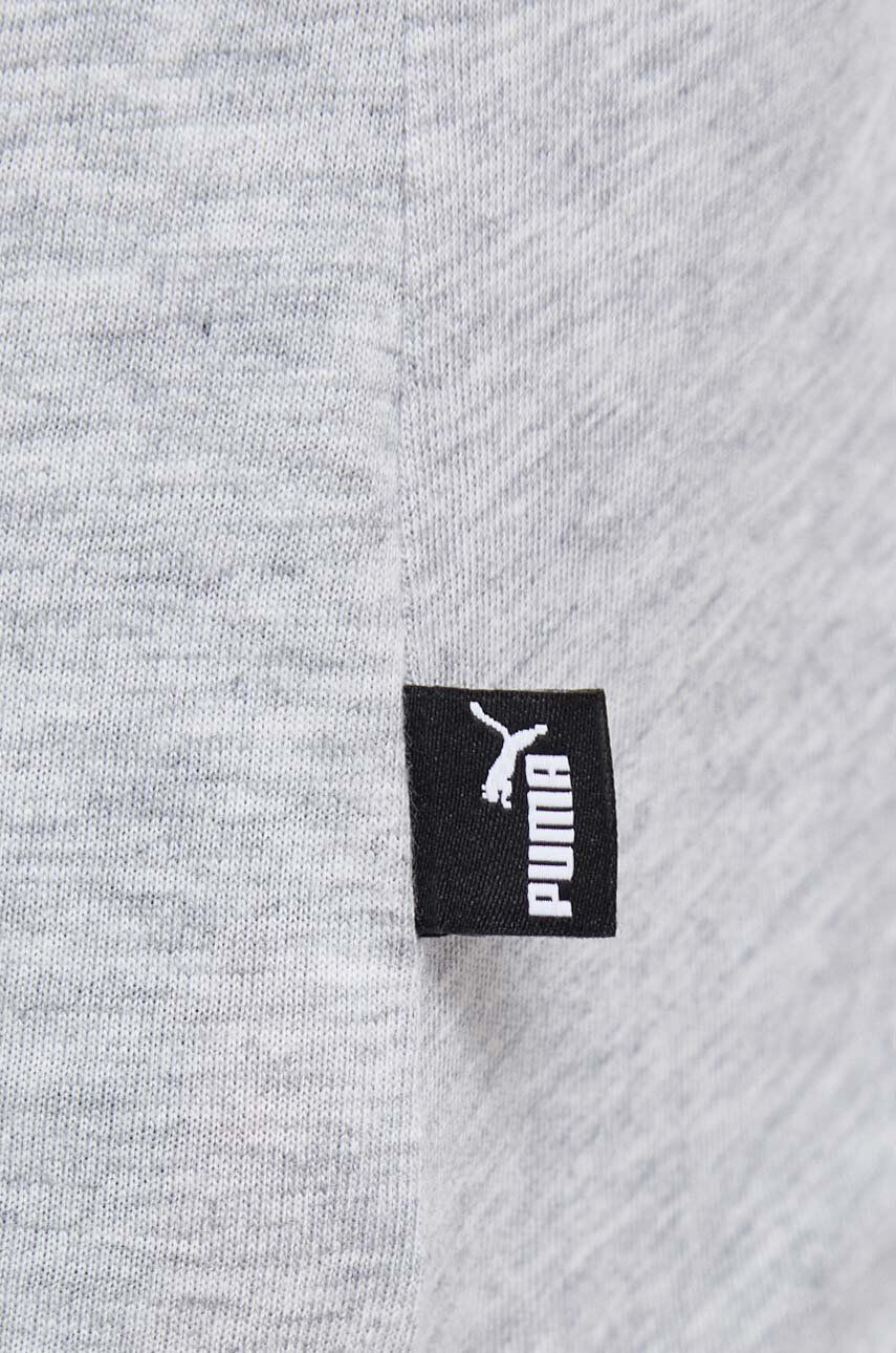 Puma tricou din bumbac culoarea gri - Pled.ro