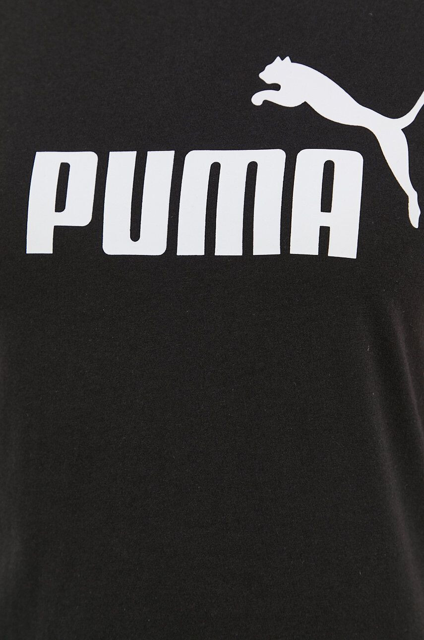 Puma Tricou din bumbac 586774 culoarea negru - Pled.ro