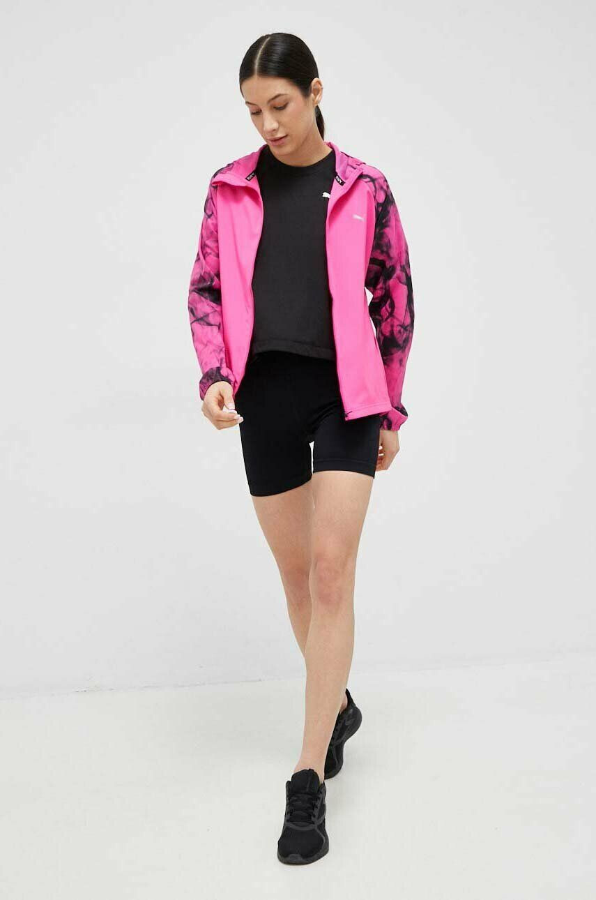 Puma windbreaker Favourite culoarea roz de tranzitie - Pled.ro