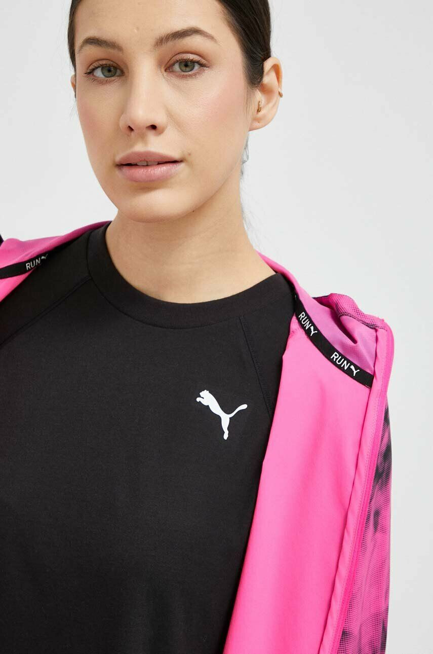 Puma windbreaker Favourite culoarea roz de tranzitie - Pled.ro