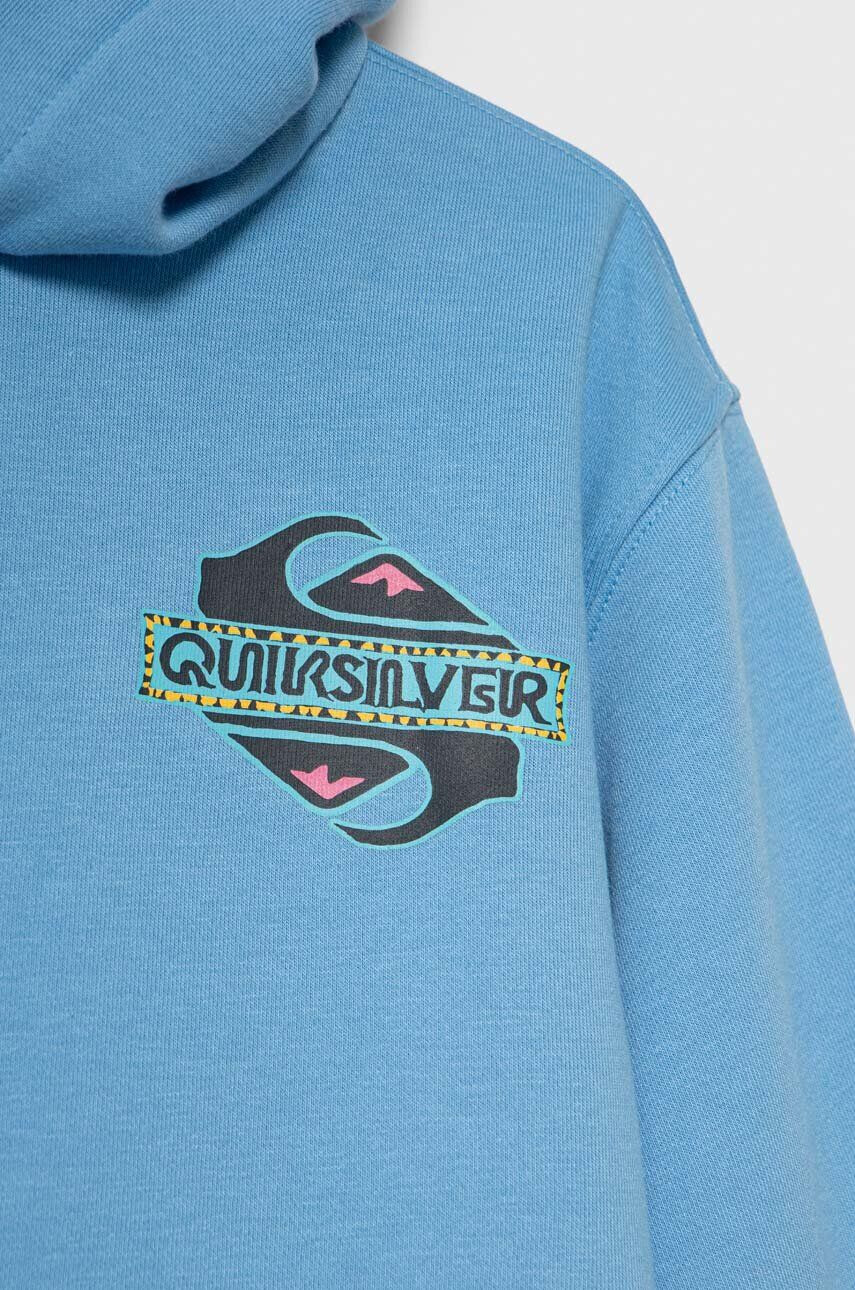 Quiksilver bluza copii GRAPHICHOODIE OTLR cu glugă cu imprimeu - Pled.ro