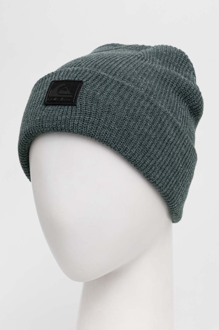 Quiksilver caciula culoarea verde din tricot gros - Pled.ro