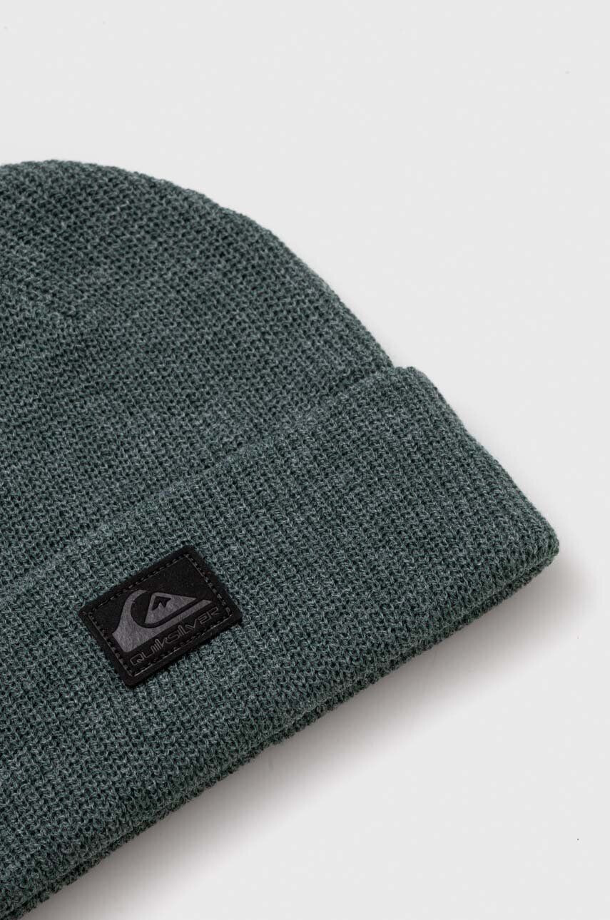 Quiksilver caciula culoarea verde din tricot gros - Pled.ro