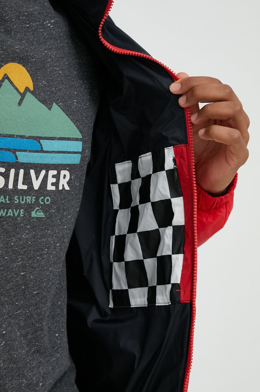 Quiksilver geaca barbati culoarea rosu de iarna - Pled.ro