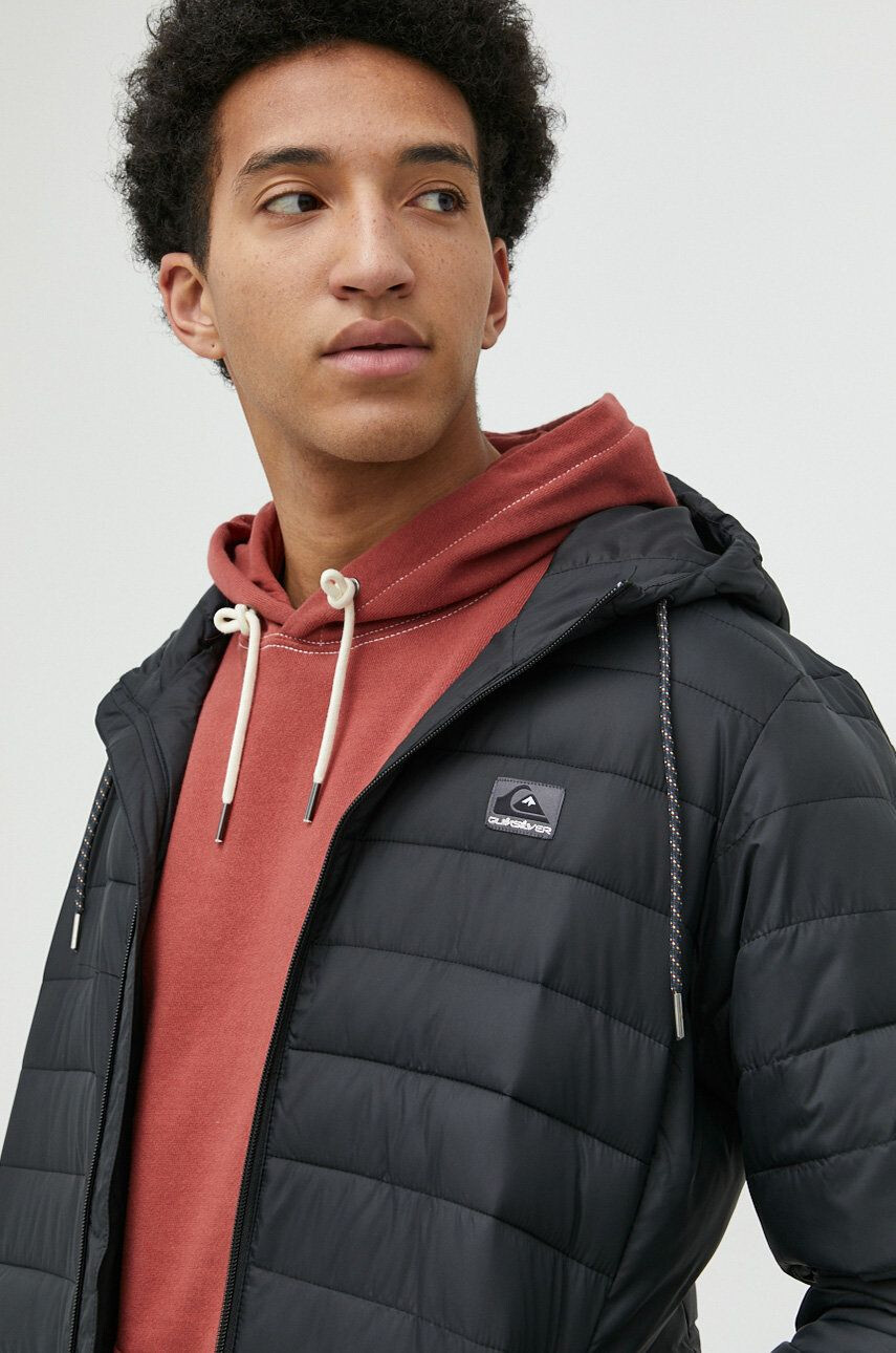 Quiksilver geaca barbati culoarea negru de tranzitie - Pled.ro