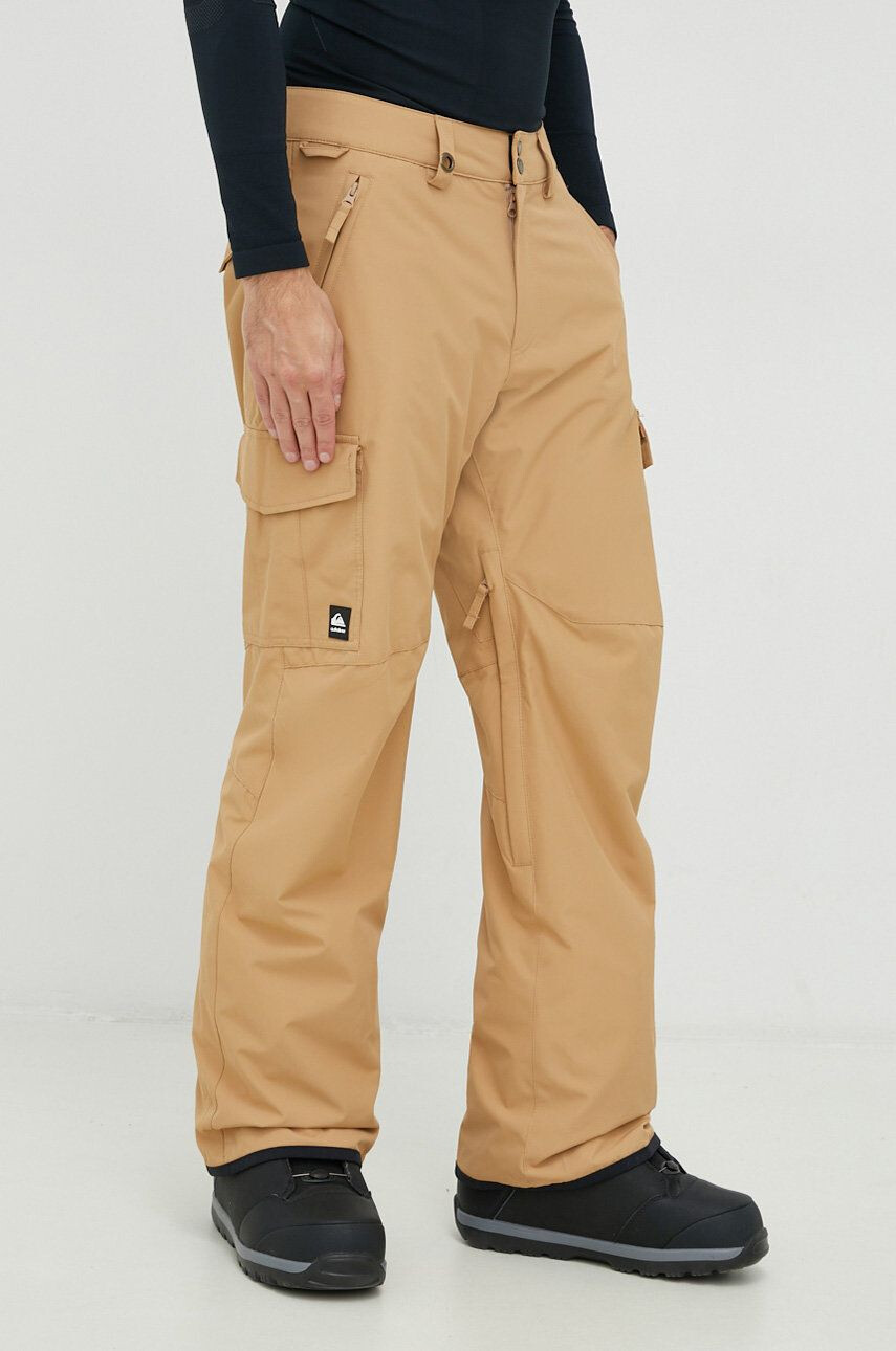 Quiksilver pantaloni Porter culoarea bej - Pled.ro