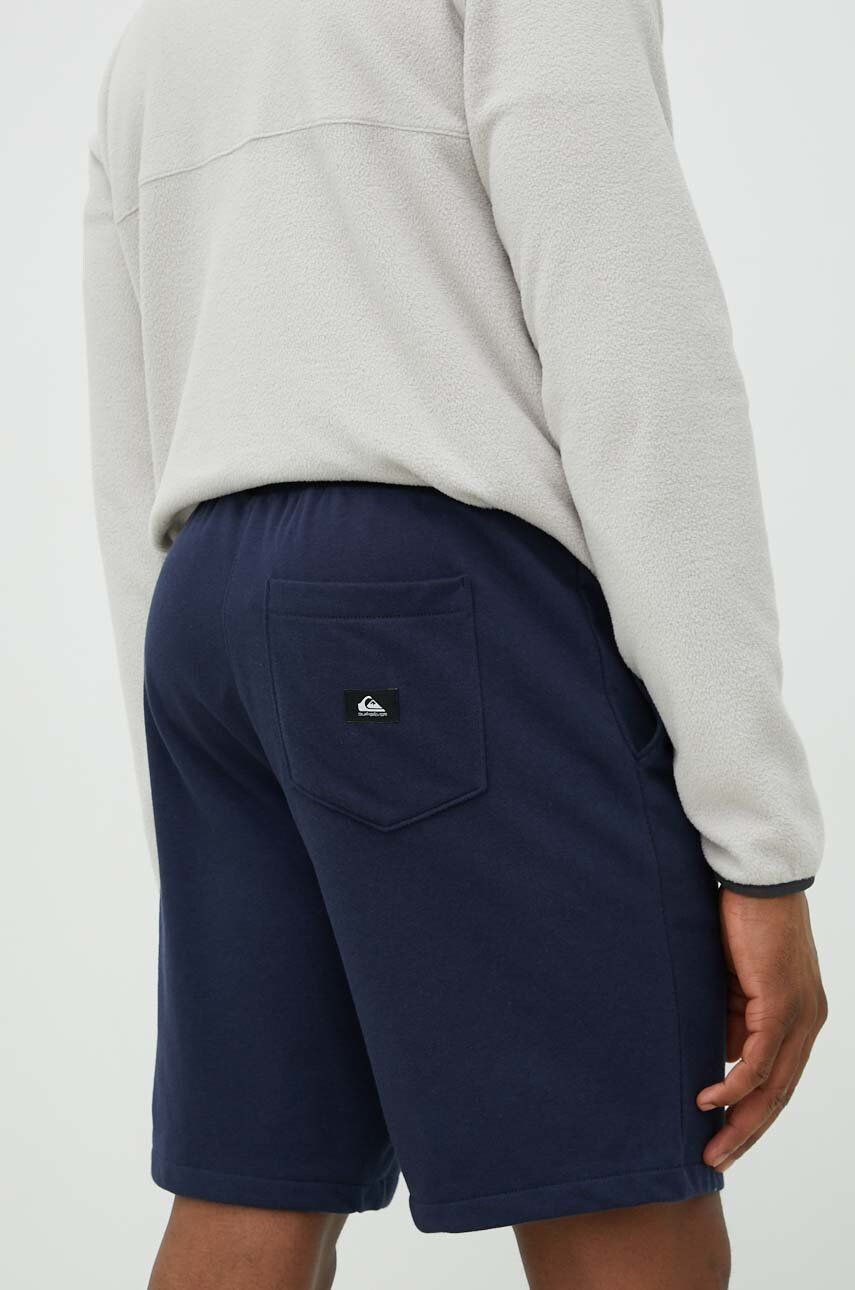 Quiksilver pantaloni scurti barbati culoarea albastru marin melanj - Pled.ro