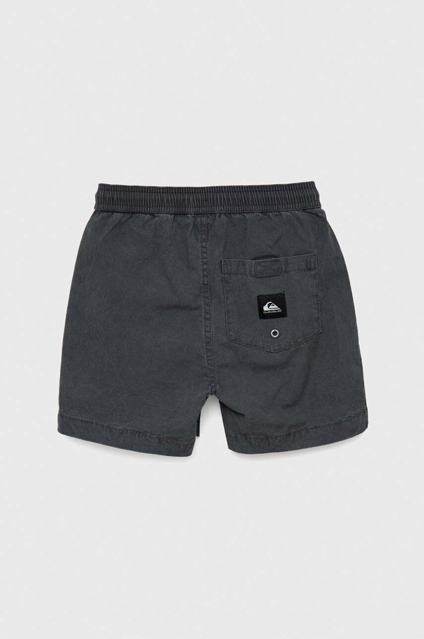 Quiksilver pantaloni scurti copii culoarea negru talie reglabila - Pled.ro