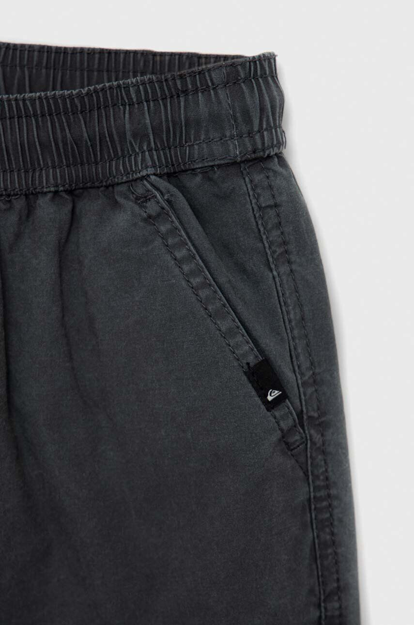 Quiksilver pantaloni scurti copii culoarea negru talie reglabila - Pled.ro