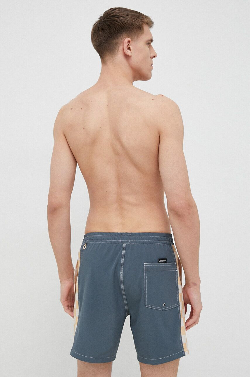 Quiksilver pantaloni scurti de baie culoarea turcoaz - Pled.ro