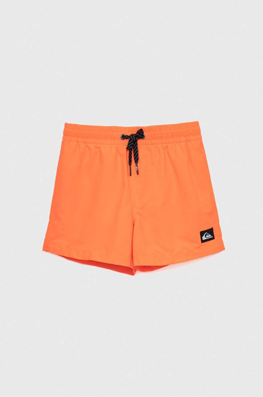 Quiksilver pantaloni scurti de baie copii culoarea portocaliu - Pled.ro