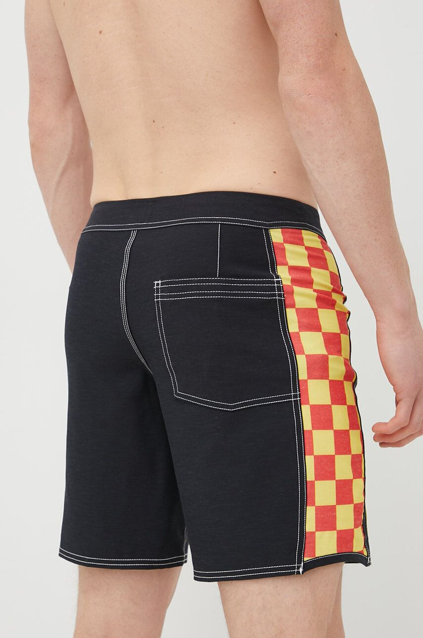 Quiksilver pantaloni scurti de baie X Stranger Things culoarea negru - Pled.ro