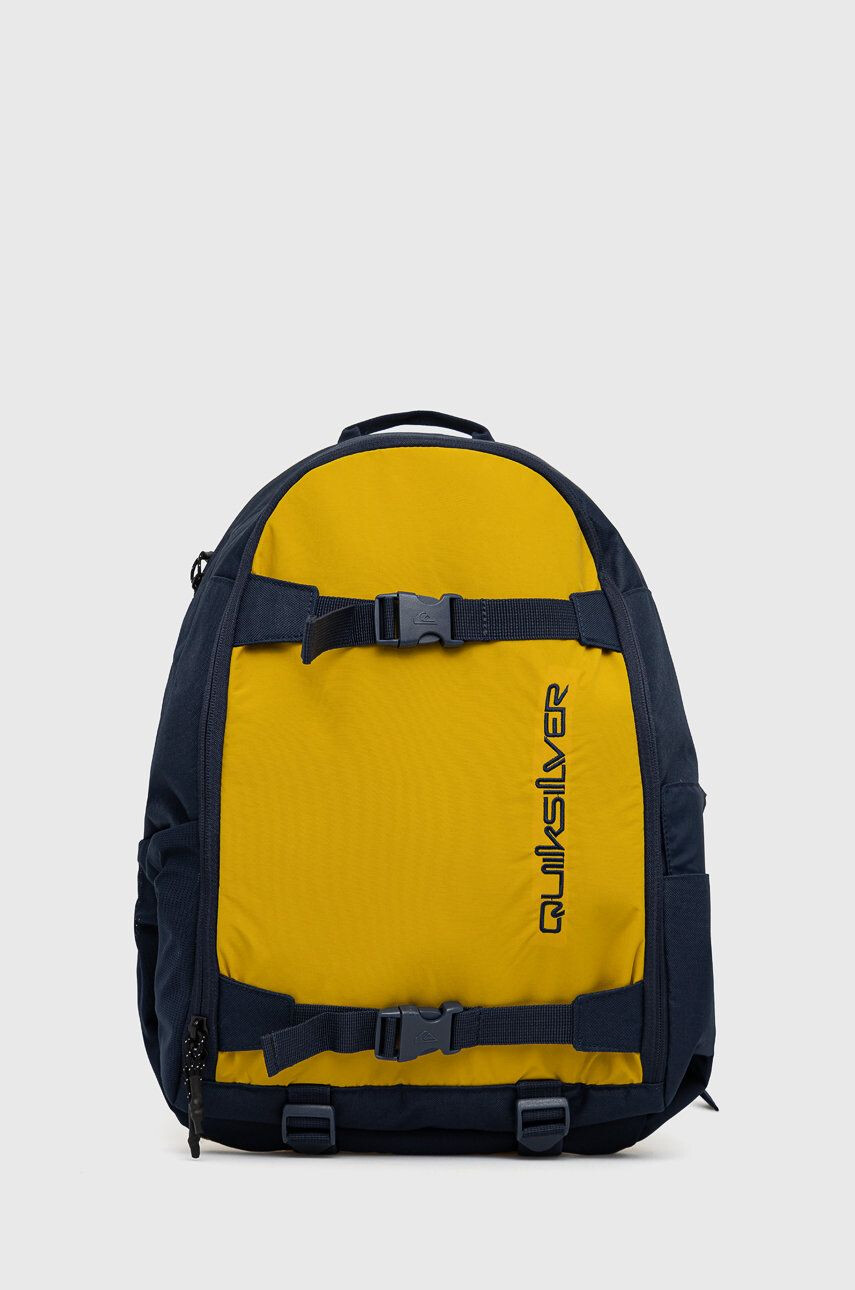 Quiksilver Rucsac bărbați culoarea galben mare material neted - Pled.ro