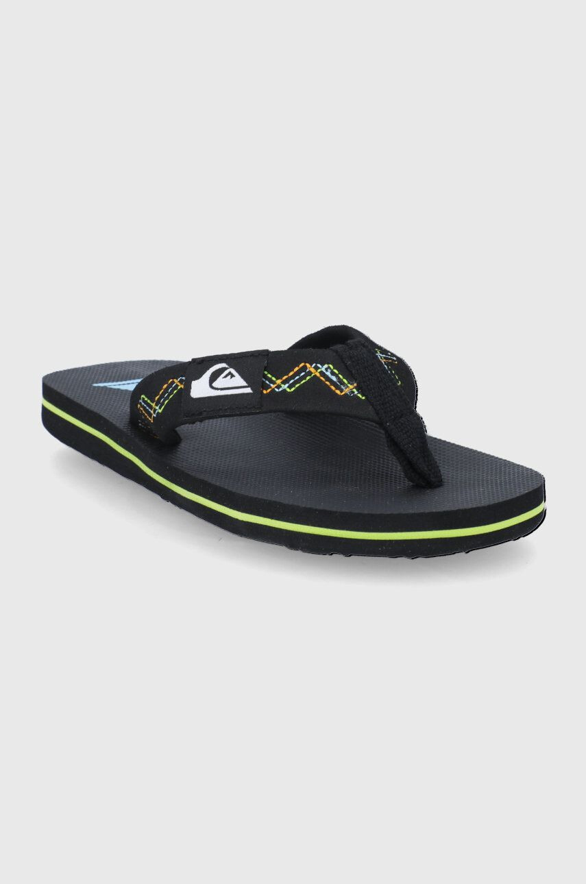 Quiksilver slapi copii culoarea negru - Pled.ro