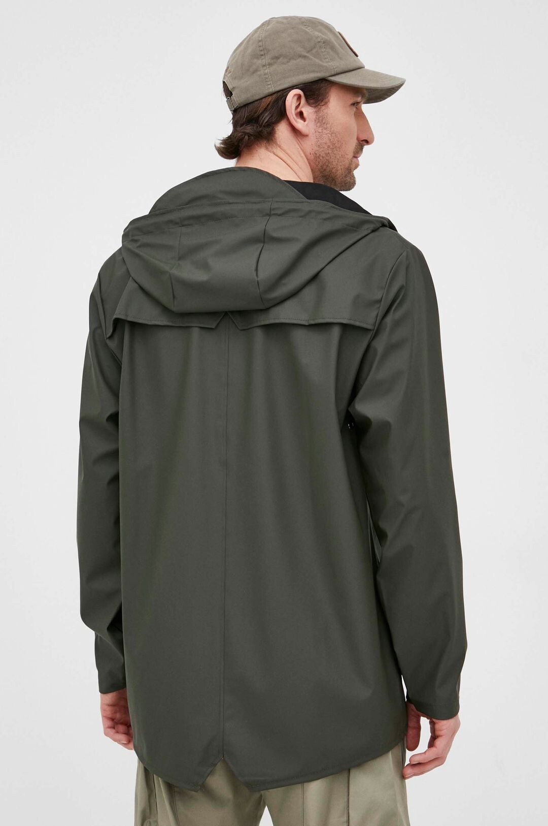 Rains geacă 12010 Jacket culoarea verde de tranzitie 12010.03-Green - Pled.ro