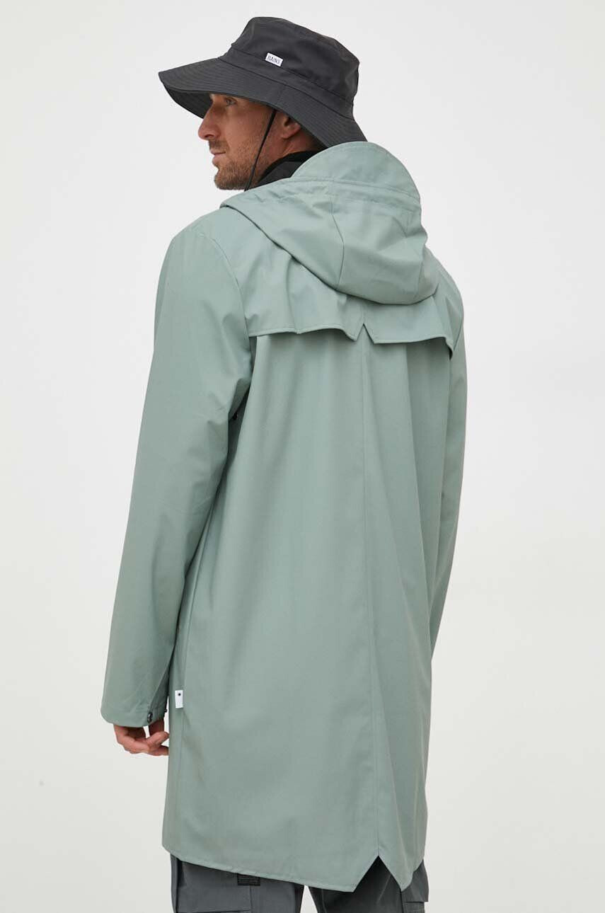 Rains geaca de ploaie 12020 Jackets culoarea verde de tranzitie - Pled.ro