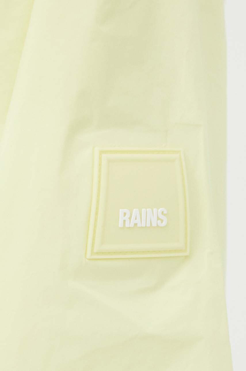 Rains geaca de ploaie 15440 Fuse W Jacket culoarea galben de tranzitie - Pled.ro