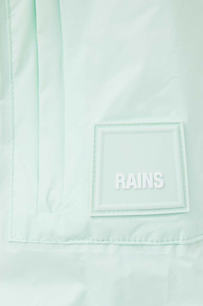 Rains geaca de ploaie 15530 Fuse Bomber Jacket culoarea verde de tranzitie oversize - Pled.ro