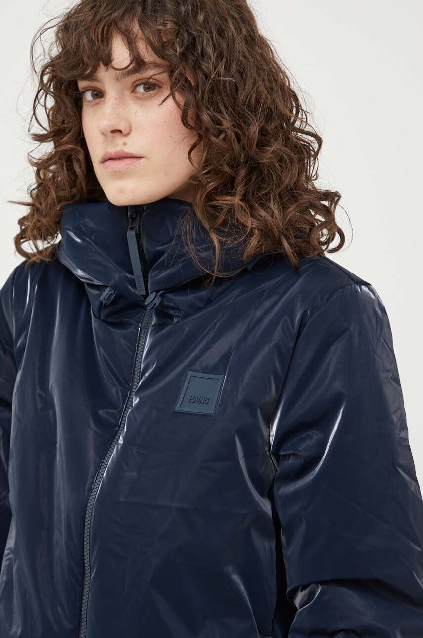 Rains geaca de ploaie 15700 Loop Jacket culoarea albastru marin de iarna - Pled.ro