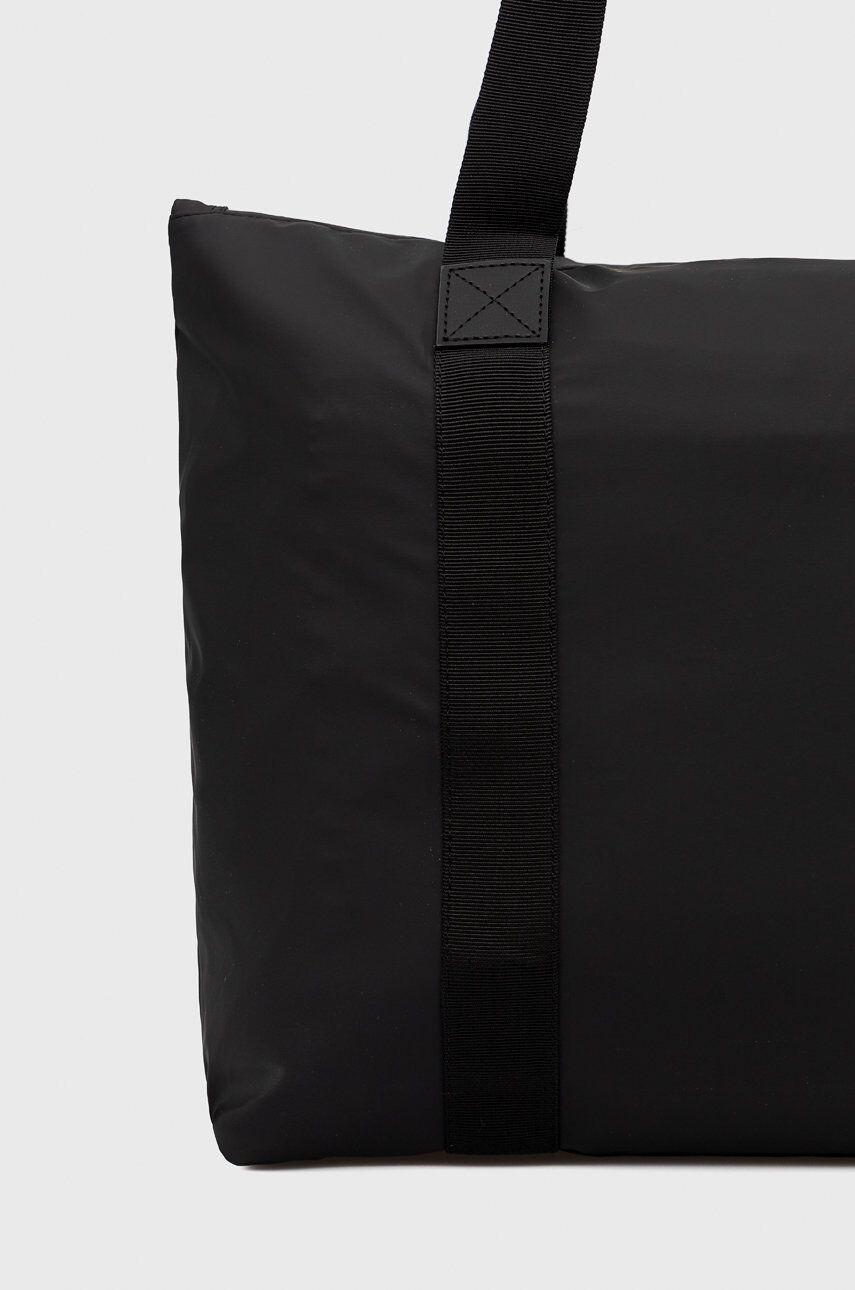 Rains geanta 12250 Tote Bag Rush culoarea negru - Pled.ro