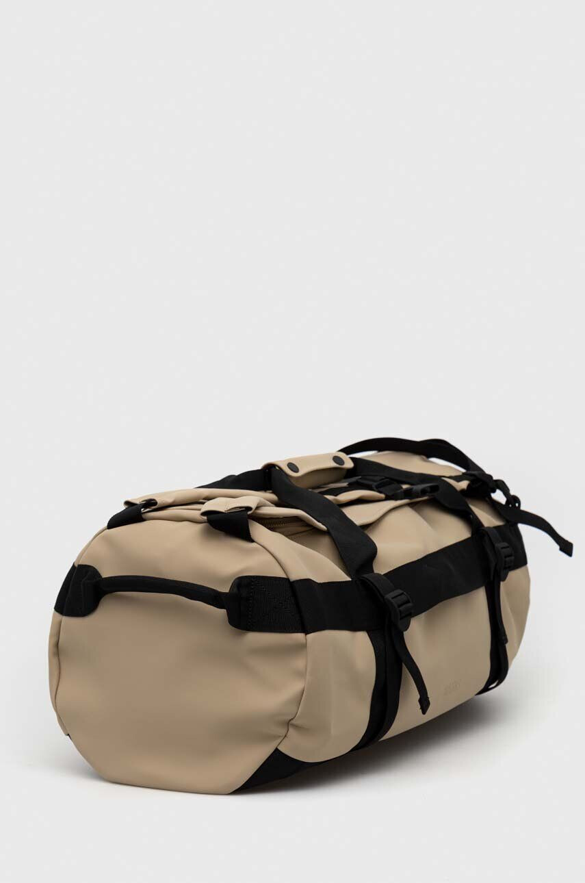 Rains geanta 13360 Duffel Bag Small culoarea bej - Pled.ro