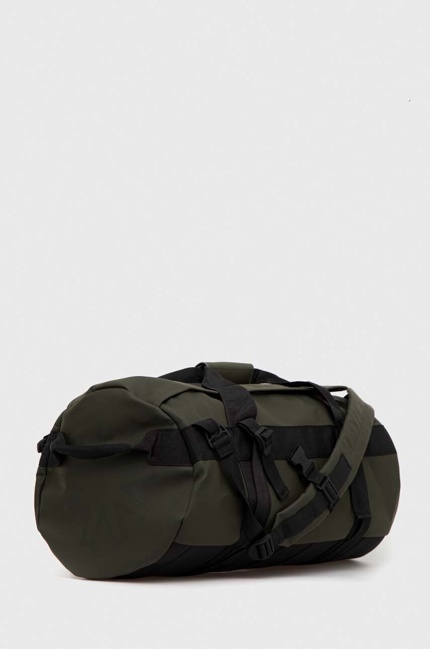 Rains geanta 13360 Duffel Bag Small culoarea verde - Pled.ro