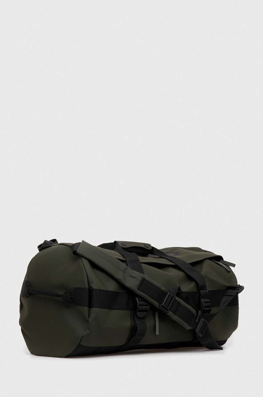 Rains geanta 13370 Duffel Bag culoarea verde - Pled.ro