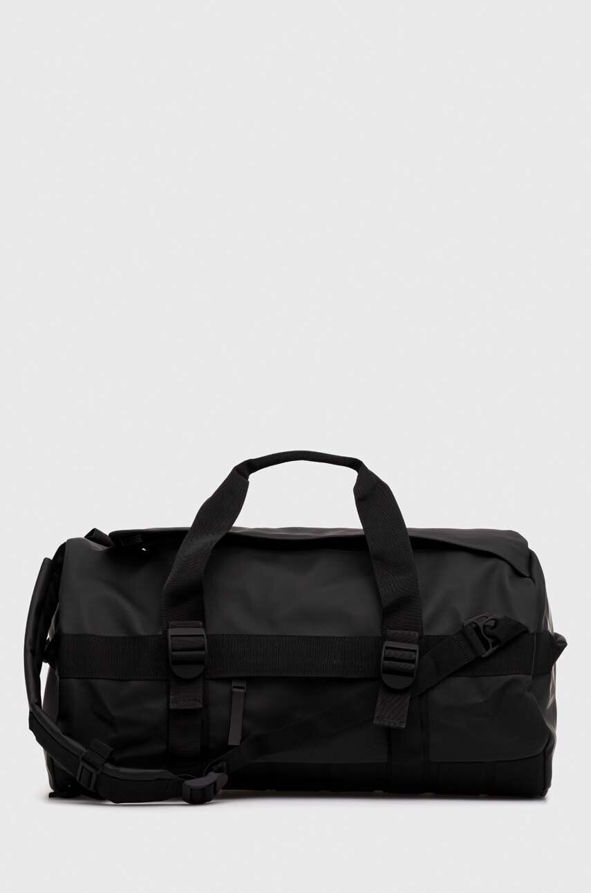 Rains geanta 13490 Duffel Bags culoarea negru - Pled.ro