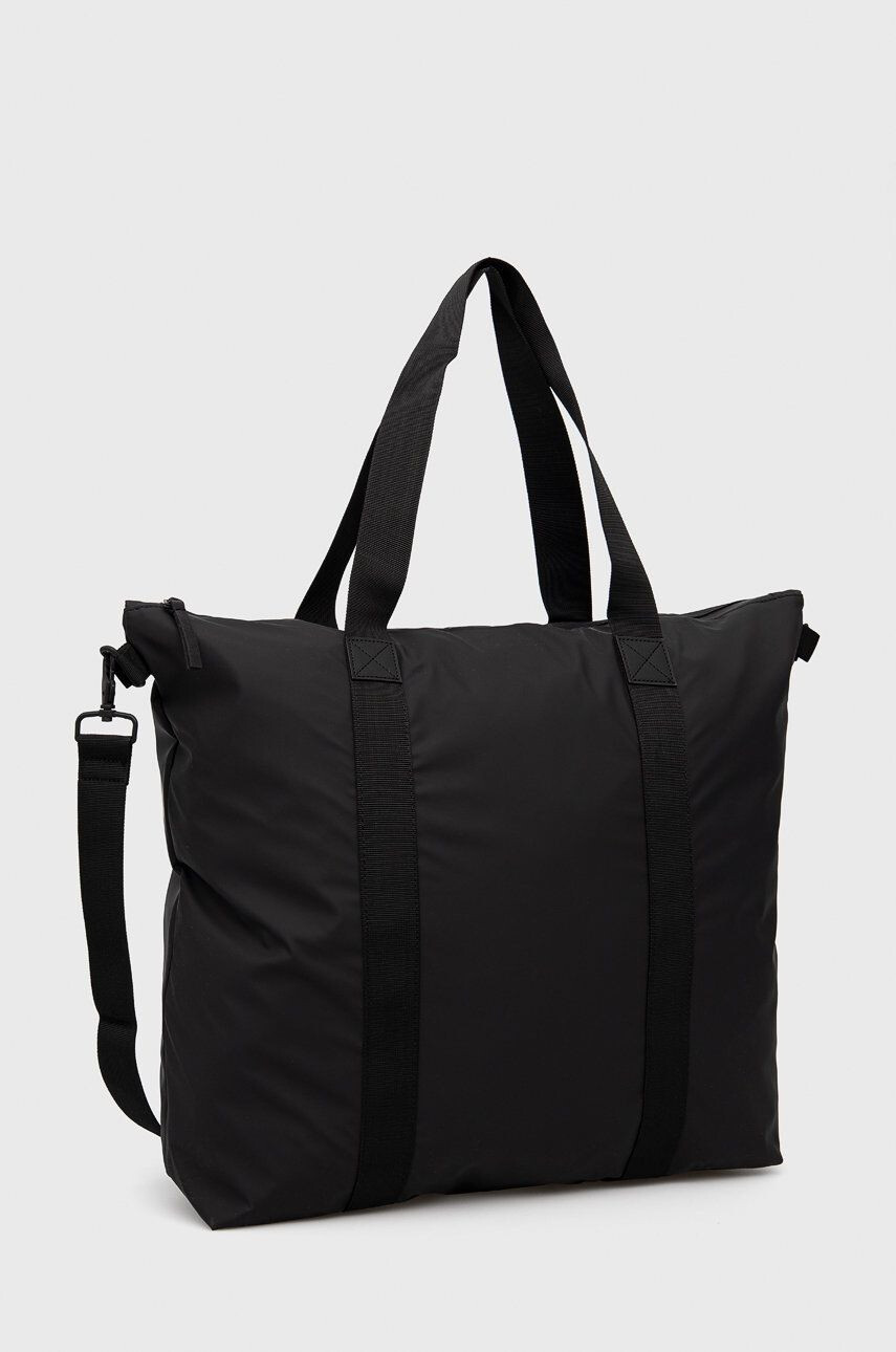 Rains geantă 13890 Tote Bag culoarea negru 13890.01-Black - Pled.ro